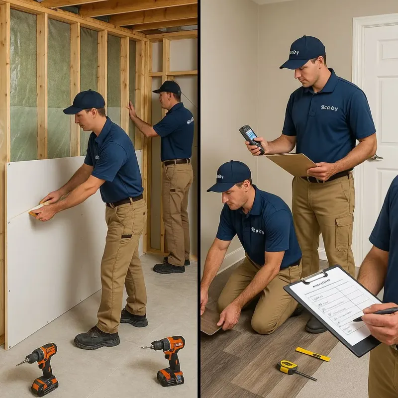 Repairs and Reconstruction process in West Hollywood, FL